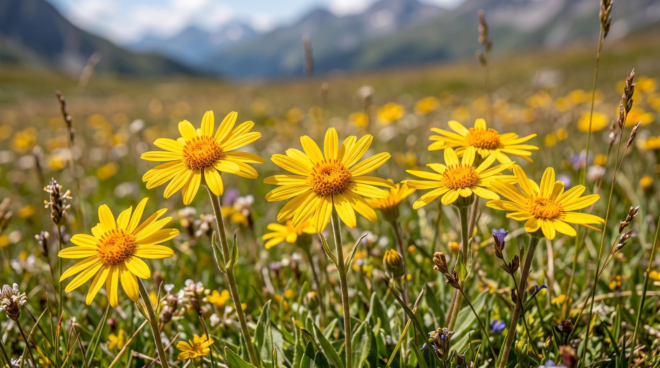 Arnika / Öküzgözü (Latince: Arnica montana)