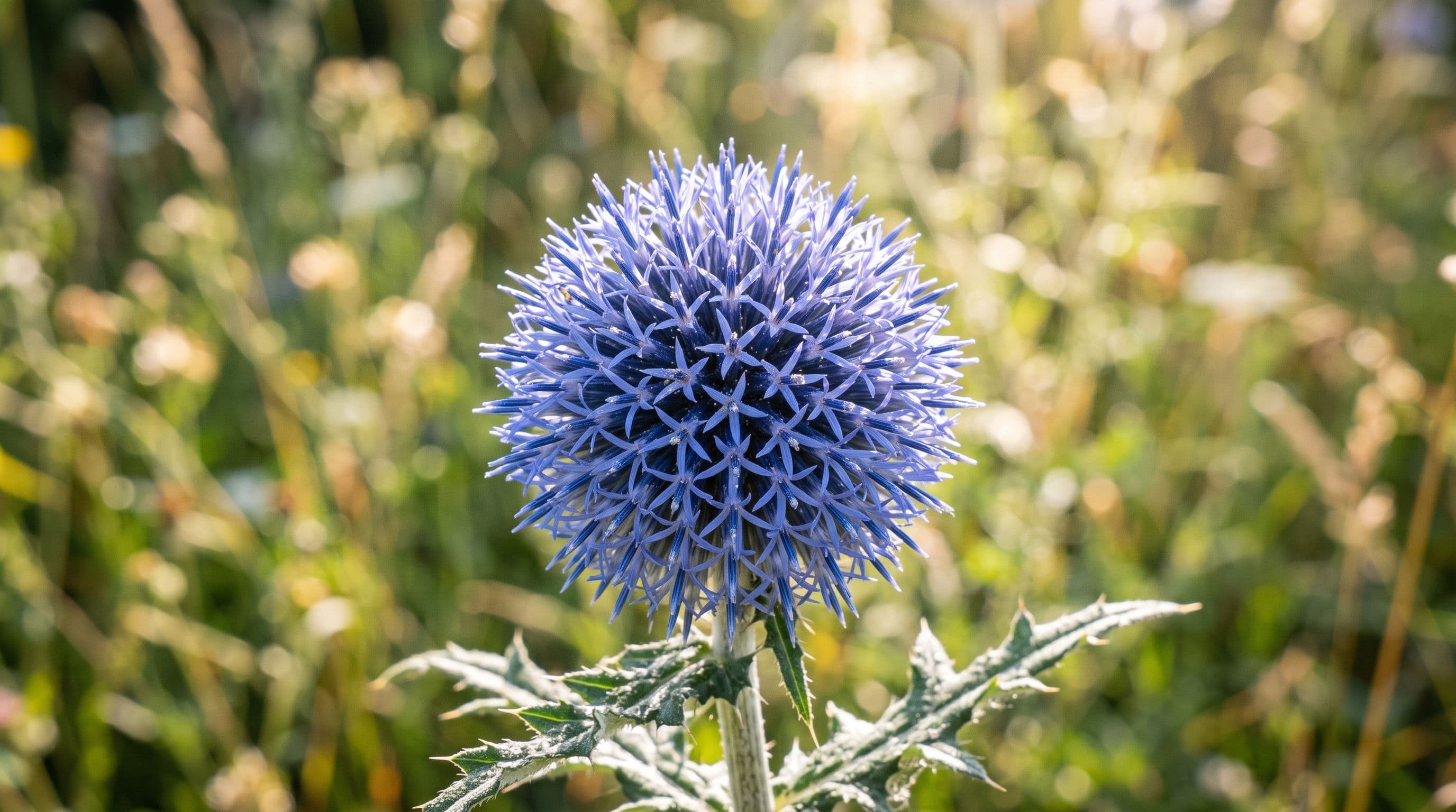 Topdiken / Mavi Diken (Latince: Echinops ritro)